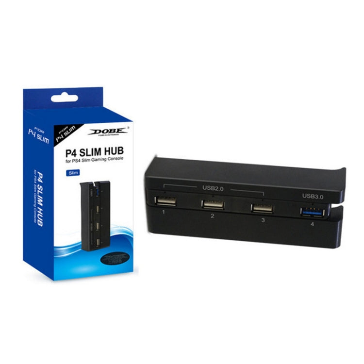 2 PCS PS4 Slim ขยายอุปกรณ์เสริมอะแดปเตอร์ USB สำหรับ Play Station 4 Slim Console USB HUB 3.0 ความเร็วสูง, for PS4 Slim