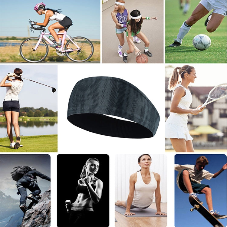 ดูดซับขี่จักรยานโยคะกีฬาที่คาดผมเหงื่อผู้ชาย Sweatband สำหรับผู้ชายและผู้หญิงที่คาดผมโยคะที่คาดผมที่คาดผมกีฬาความปลอดภัย