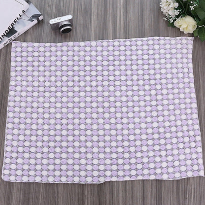 Soft Flannelผ้าห่มสัตว์เลี้ยงจุดพิมพ์Breathable Bed Mat Warm Pet Sleepingเบาะสำหรับสุนัขสัตว์เลี้ยงแมว, S, M, L