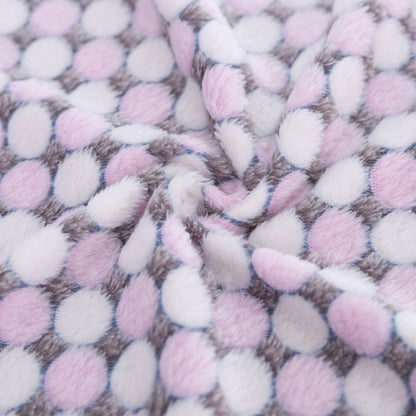 Soft Flannelผ้าห่มสัตว์เลี้ยงจุดพิมพ์Breathable Bed Mat Warm Pet Sleepingเบาะสำหรับสุนัขสัตว์เลี้ยงแมว, S, M, L