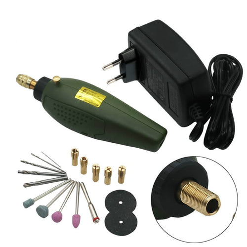 ชุดเครื่องมือไฟฟ้าขนาดเล็ก เจาะ สำหรับการกัดขัด เจาะ ตัดแกะสลัก, Drill Set Tool
