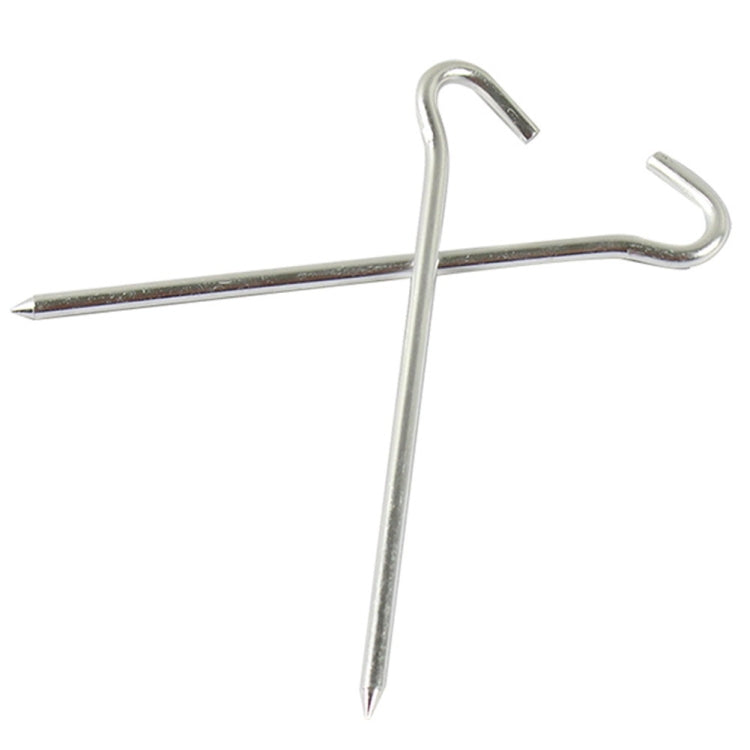 10 ชิ้นเต็นท์หมุดอลูมิเนียมเต็นท์เล็บเต็นท์ Stake Nails Ground Pin Camping เดินป่ากลางแจ้งเครื่องมือเต็นท์พองอุปกรณ์เสริม