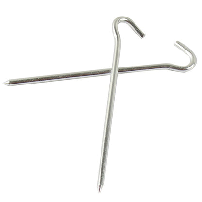 10 ชิ้นเต็นท์หมุดอลูมิเนียมเต็นท์เล็บเต็นท์ Stake Nails Ground Pin Camping เดินป่ากลางแจ้งเครื่องมือเต็นท์พองอุปกรณ์เสริม
