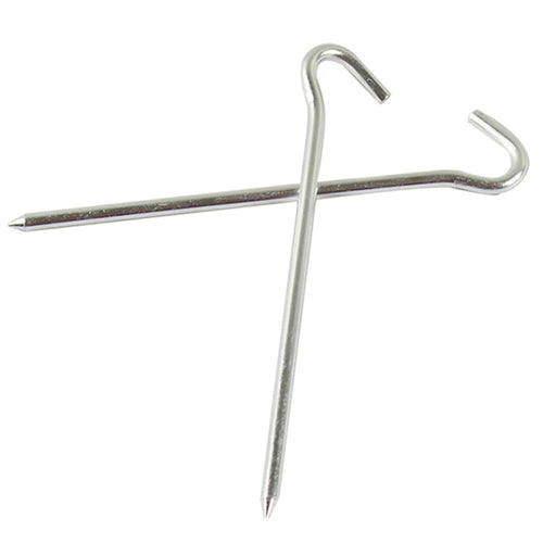 10 ชิ้นเต็นท์หมุดอลูมิเนียมเต็นท์เล็บเต็นท์ Stake Nails Ground Pin Camping เดินป่ากลางแจ้งเครื่องมือเต็นท์พองอุปกรณ์เสริม