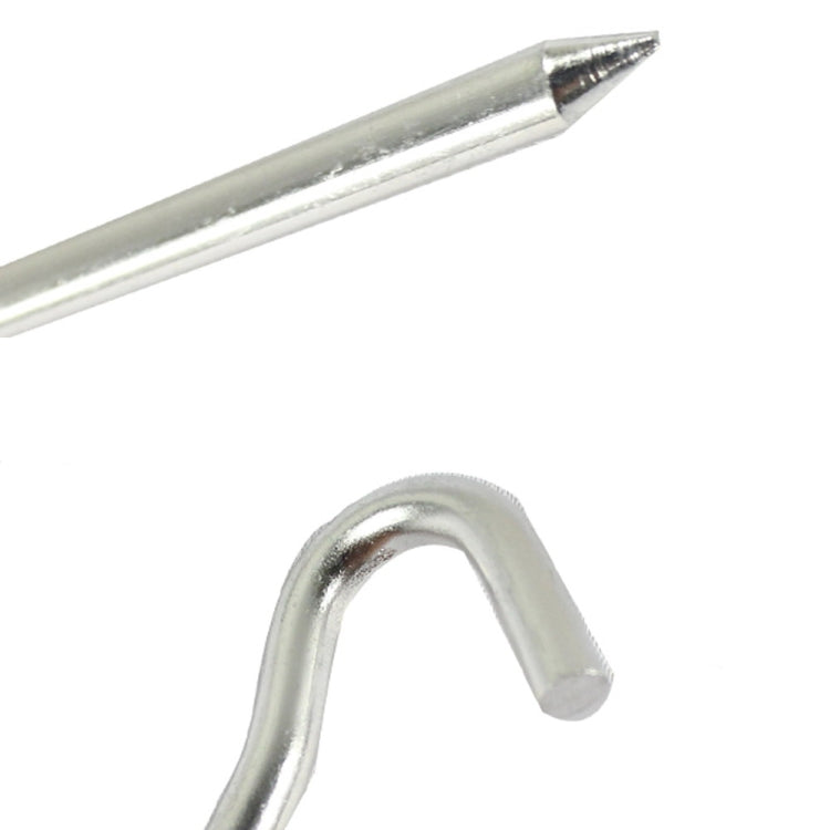 10 ชิ้นเต็นท์หมุดอลูมิเนียมเต็นท์เล็บเต็นท์ Stake Nails Ground Pin Camping เดินป่ากลางแจ้งเครื่องมือเต็นท์พองอุปกรณ์เสริม