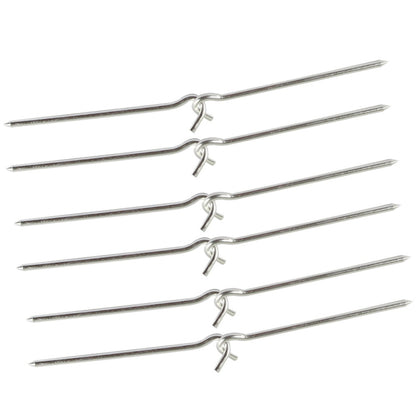 10 ชิ้นเต็นท์หมุดอลูมิเนียมเต็นท์เล็บเต็นท์ Stake Nails Ground Pin Camping เดินป่ากลางแจ้งเครื่องมือเต็นท์พองอุปกรณ์เสริม