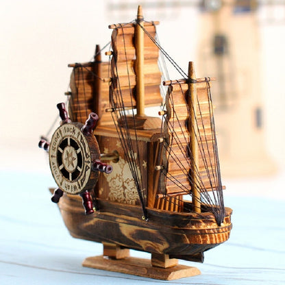 งานฝีมือไม้ตกแต่งเพลง Sailing Office ตกแต่งบ้านของขวัญสร้างสรรค์, Music Sailing