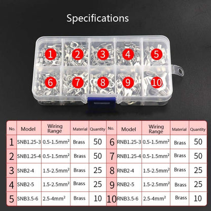 320 ชิ้น/กล่องรถ Ot/Ut Terminal Bare Fork สายไฟ, 320 PCS / Box