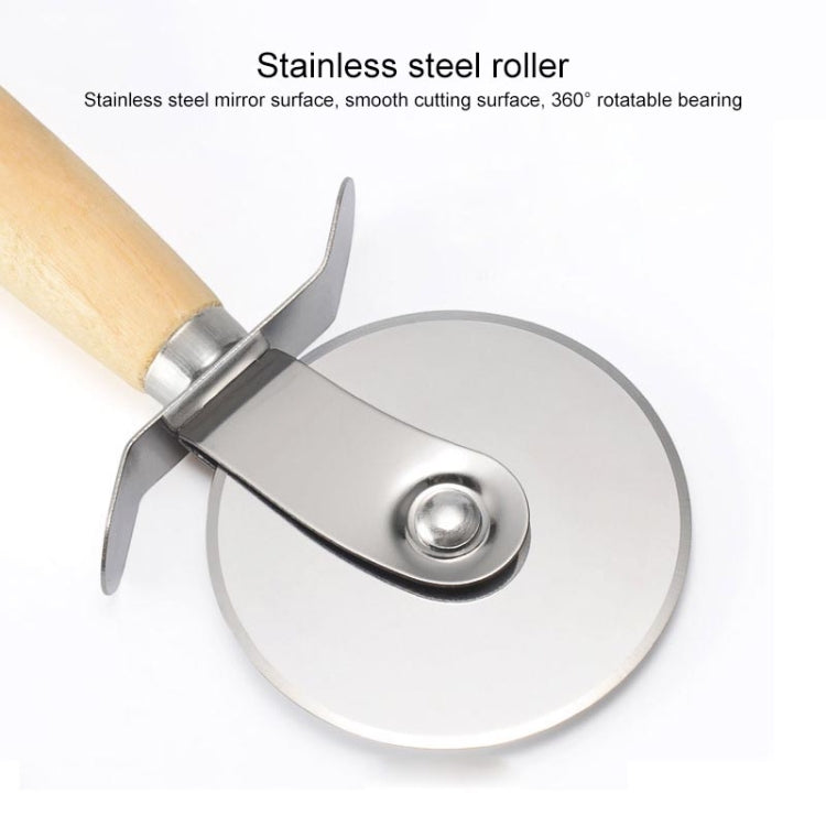 10 ชิ้นสแตนเลสเตาพิซซ่าพิซซ่าล้อมีดและมีดเค้ก, Pizza Cutter 2