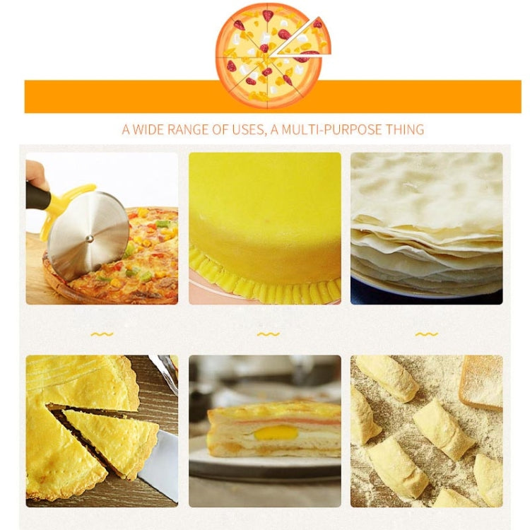 10 ชิ้นสแตนเลสเตาพิซซ่าพิซซ่าล้อมีดและมีดเค้ก, Pizza Cutter 2