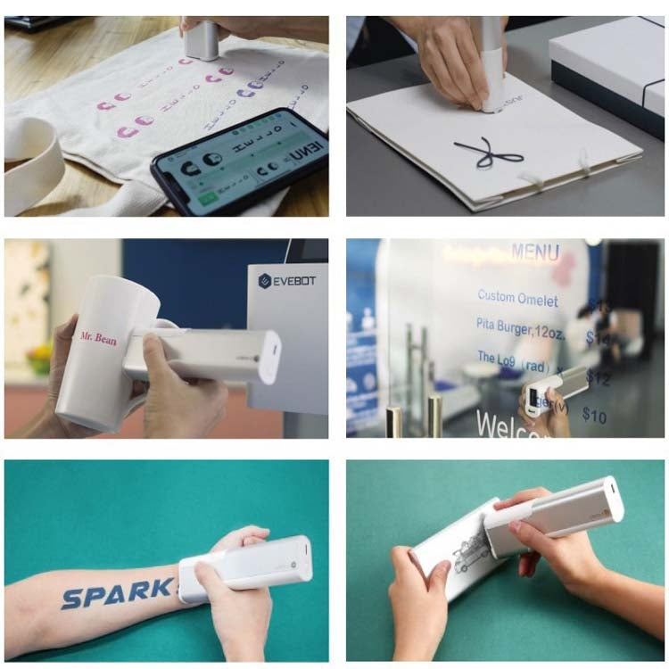 EVEBOT เครื่องสัก Diy แบบพกพาปากกาอิงค์เจ็ทเครื่องพิมพ์ขนาดเล็ก
