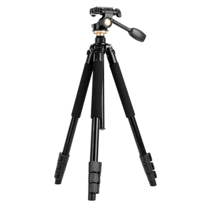 Q338 ขาพับ 4 ส่วนถ่ายทอดสดอลูมิเนียมอัลลอยด์ขาตั้งกล้อง, Q338With Three-dimensional Head, Q338 With Ball Head