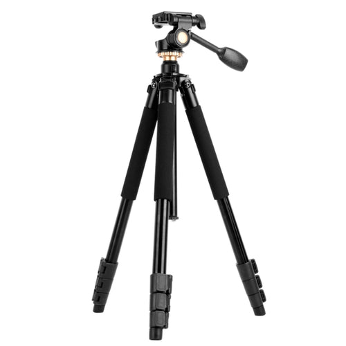 Q338 ขาพับ 4 ส่วนถ่ายทอดสดอลูมิเนียมอัลลอยด์ขาตั้งกล้อง, Q338With Three-dimensional Head, Q338 With Ball Head