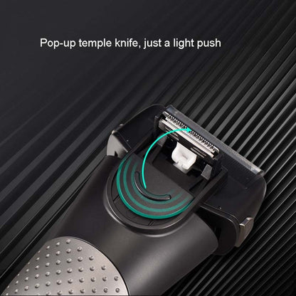 เครื่องโกนหนวดไฟฟ้า BG-7100 เครื่องโกนหนวดแบบลูกสูบ LED เครื่องโกนหนวดแบบชาร์จไฟดิจิตอล