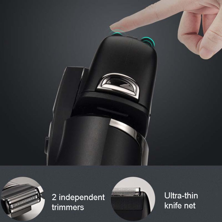 เครื่องโกนหนวดไฟฟ้า BG-7100 เครื่องโกนหนวดแบบลูกสูบ LED เครื่องโกนหนวดแบบชาร์จไฟดิจิตอล