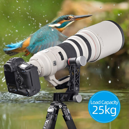 Xiletu Xgh3 การหมุน 360 องศาแนวนอน Cantilever Hollow Gimbal ขาตั้งกล้องหัว, Xgh3