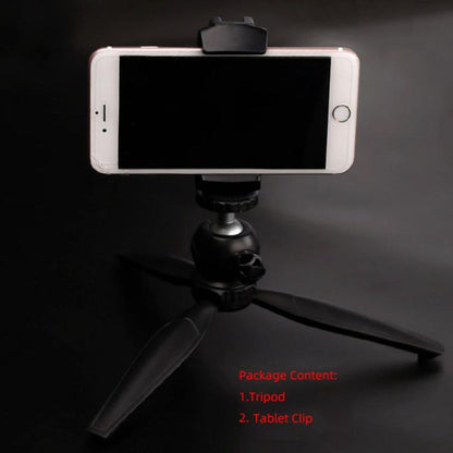 Xiletu Xj-13 Live BroadcastTripod Mount Clamp โทรศัพท์พร้อมรูสกรู 1/4 นิ้วและฐานรองเท้าเย็น, Phone Clamp