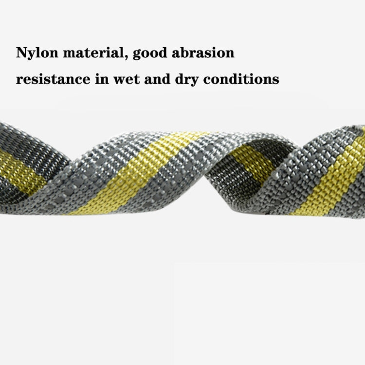 สุนัขกลางแจ้ง Anti-Scourge เชือกไนลอนสะท้อนแสงยืดยืดสุนัขเชือกเดิน, Elastic Stretch Yellow, Elastic Stretch Green