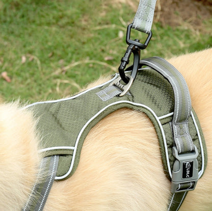 สุนัขกลางแจ้ง Anti-Scourge เชือกไนลอนสะท้อนแสงยืดยืดสุนัขเชือกเดิน, Elastic Stretch Yellow, Elastic Stretch Green