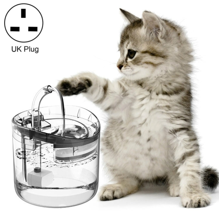 สัตว์เลี้ยงหมุนเวียนอัตโนมัติ เงียบ และไม่รั่วไฟฟ้าตู้น้ำ, US Plug  Transparent Color, UK Plug Transparent Color, US Plug  Smart Induction Starter, EU Plug Smart Induction Starter
