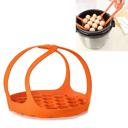 2 PCS ซิลิโคน Steamer หม้อหุงไข่ซิลิโคน Steamer ตะกร้า, 8 Inches, 6.5 Inches