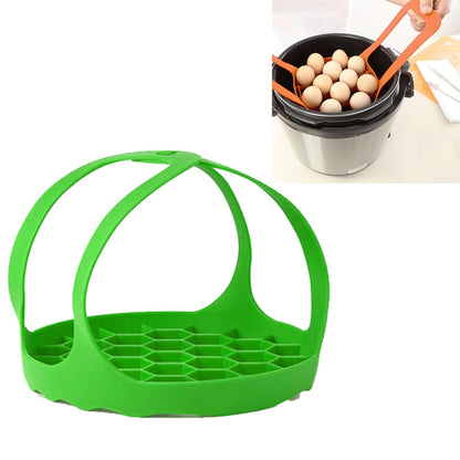 2 PCS ซิลิโคน Steamer หม้อหุงไข่ซิลิโคน Steamer ตะกร้า, 8 Inches, 6.5 Inches