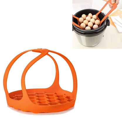 2 PCS ซิลิโคน Steamer หม้อหุงไข่ซิลิโคน Steamer ตะกร้า, 8 Inches, 6.5 Inches