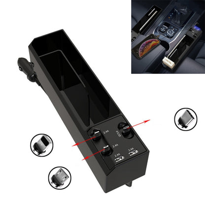 กล่องเก็บของติดเบาะรถยนต์พร้อมที่ชาร์จ USB Cable Car, 2-wire, 3-wire, 2-wire + Storage Box