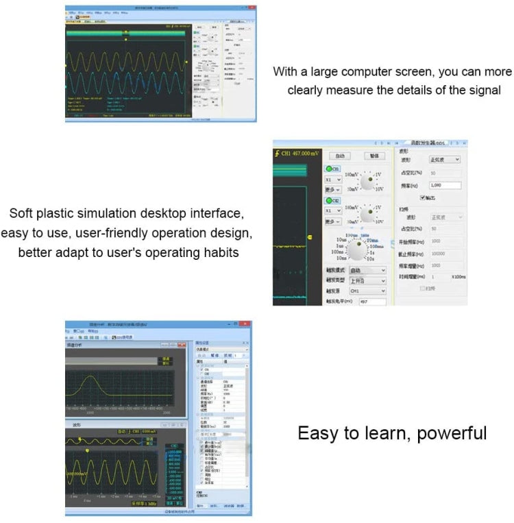 ISDS205A มัลติฟังก์ชั่น 20M แบนด์วิดท์ 48MGS/s USB Virtual Digital Oscilloscope PC เครื่องวิเคราะห์สเปกตรัมและเครื่องบันทึกข้อมูล