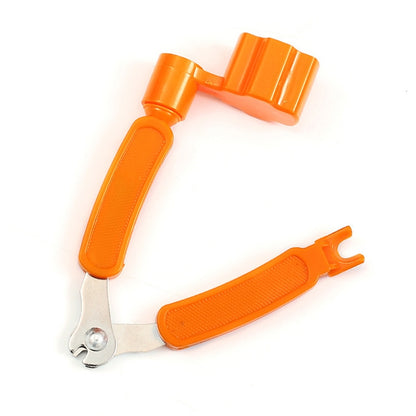 ชุดเครื่องมือเปลี่ยนสายกีตาร์ String Trimmer ไขลาน String Winding สาม-in-one CLAMP อุปกรณ์กีตาร์