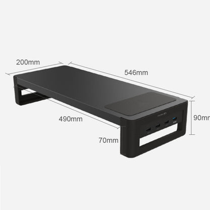 Vaydeer จอคอมพิวเตอร์ เพิ่มฐานจัดเก็บข้อมูลเดสก์ท็อปหน้าจอเดสก์ท็อป, Simple Configuration