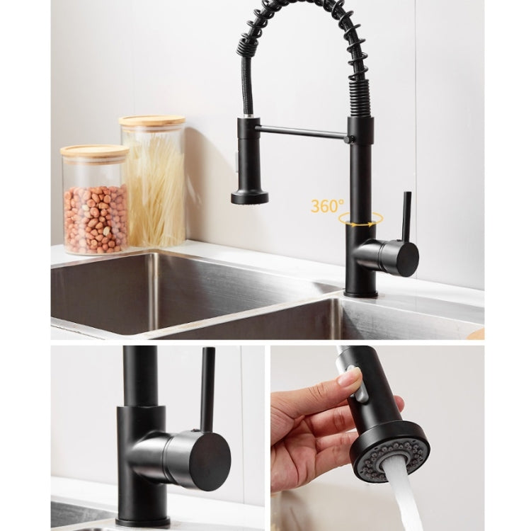 ก๊อกน้ำห้องครัวถังน้ำร้อนและน้ำเย็นวาล์วก๊อกน้ำอ่างล้างจาน, Black Model, Electroplating Model, Brushed Model