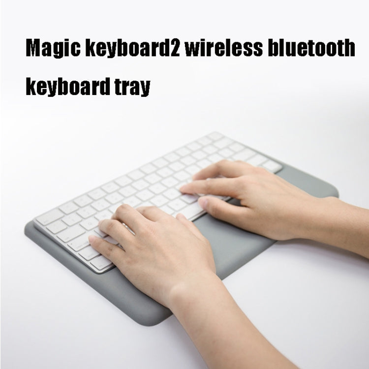 คีย์บอร์ดไร้สายรองรับแผ่นรองข้อมือซิลิโคนโฟมหน่วยความจำสำหรับ Apple Magic Keyboard 2, S, L