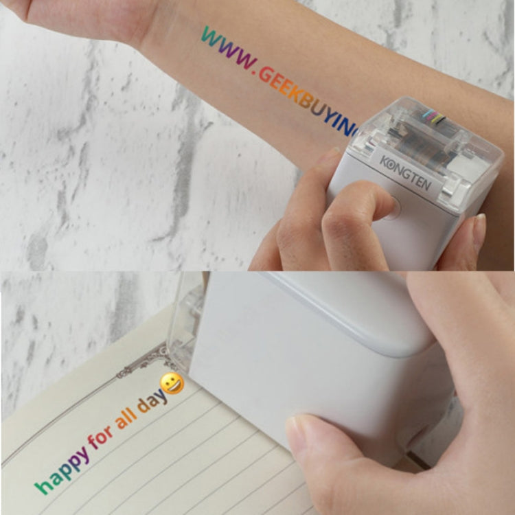 Mbrush เครื่องพิมพ์มือถือ เนื้อหาที่กำหนดเอง เครื่องพิมพ์อิงค์เจ็ทสีแบบพกพาพร้อมตลับหมึก, Mbrush