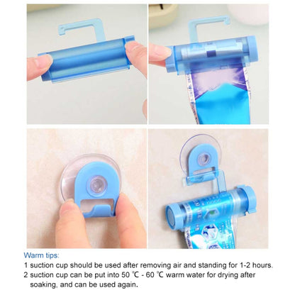 2 ชิ้น Creative Sucker Hangable ยาสีฟัน Extruder พร้อม Sucker & Holder