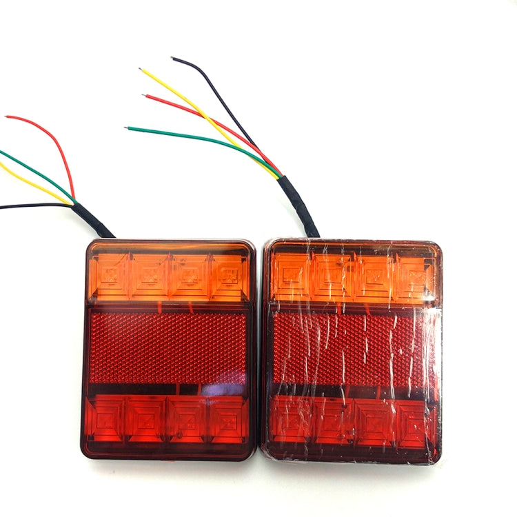 2 ชิ้น CNSUNNY LIGHT DC 12 โวลต์รถบรรทุกรถพ่วงคาราวาน LED ไฟท้ายไฟเตือนไฟเบรก, Warning Brake Lights