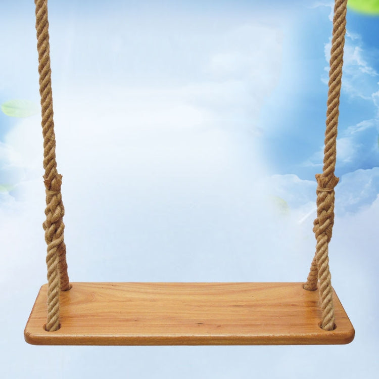 กลางแจ้ง Swing ระเบียงในร่มเด็กผู้ใหญ่ Swing ไม้, Hemp Rope, Climbing Rope