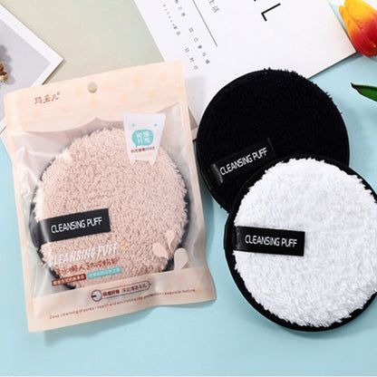 3 ชิ้นผ้าไมโครไฟเบอร์ Pads Remover ทำความสะอาดใบหน้า ผ้าขนหนู นำมาใช้ใหม่ทำความสะอาดแต่งหน้า