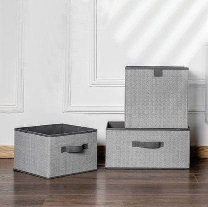 2 PCS Non-ทอลิ้นชักกล่องเก็บสแควร์เปิดเสื้อผ้า Debris Sorting Box, 16L, 23L, 29L