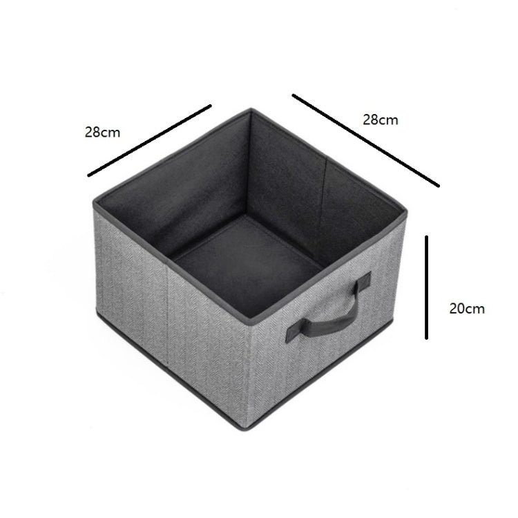 2 PCS Non-ทอลิ้นชักกล่องเก็บสแควร์เปิดเสื้อผ้า Debris Sorting Box, 16L, 23L, 29L