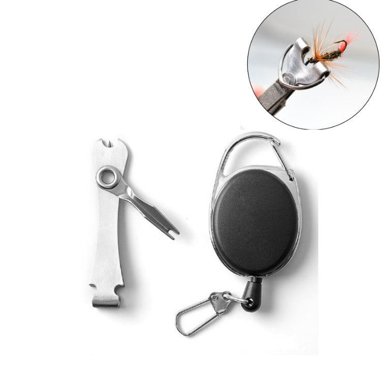 อุปกรณ์ตกปลากลางแจ้งตกปลา CLAMP สายตกปลากรรไกร Telescopic พวงกุญแจ, 2 in 1 With Keychain, 3 in 1 With Keychain, 3 in 1  Fishing Line Knife