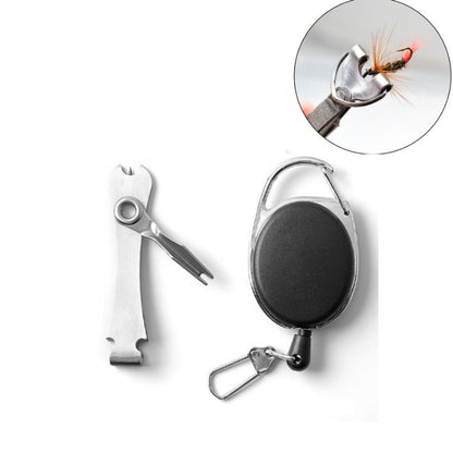 อุปกรณ์ตกปลากลางแจ้งตกปลา CLAMP สายตกปลากรรไกร Telescopic พวงกุญแจ, 2 in 1 With Keychain, 3 in 1 With Keychain, 3 in 1  Fishing Line Knife
