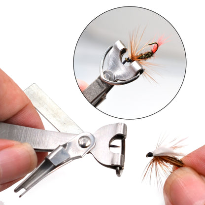 อุปกรณ์ตกปลากลางแจ้งตกปลา CLAMP สายตกปลากรรไกร Telescopic พวงกุญแจ, 2 in 1 With Keychain, 3 in 1 With Keychain, 3 in 1  Fishing Line Knife