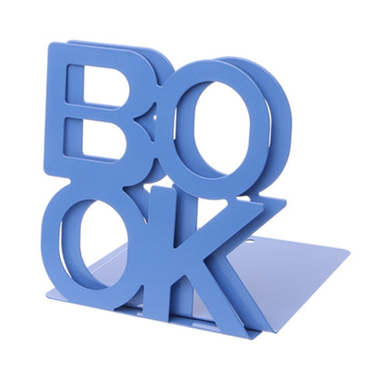 ตัวอักษรเหล็กรูปโลหะ Bookends สนับสนุนผู้ถือโต๊ะยืนสำหรับหนังสือ