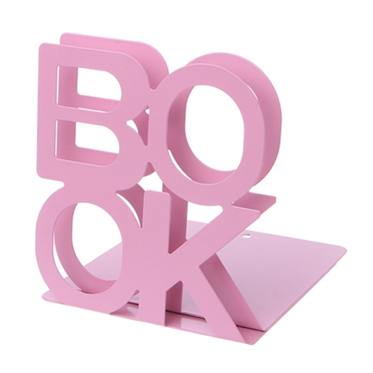 ตัวอักษรเหล็กรูปโลหะ Bookends สนับสนุนผู้ถือโต๊ะยืนสำหรับหนังสือ