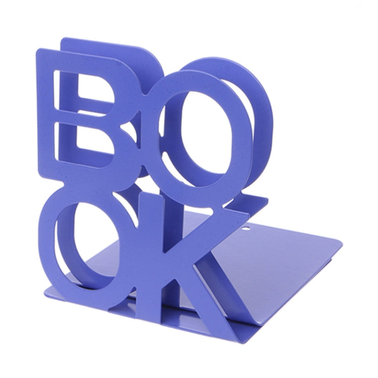 ตัวอักษรเหล็กรูปโลหะ Bookends สนับสนุนผู้ถือโต๊ะยืนสำหรับหนังสือ
