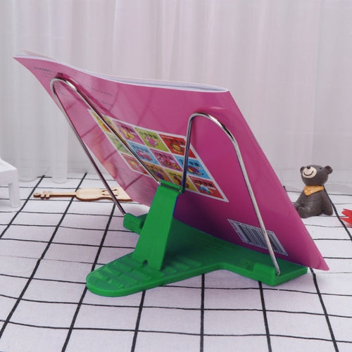 ที่วางหนังสือโลหะปรับมุมได้ Fordable Portable Document Book-Reading Holder