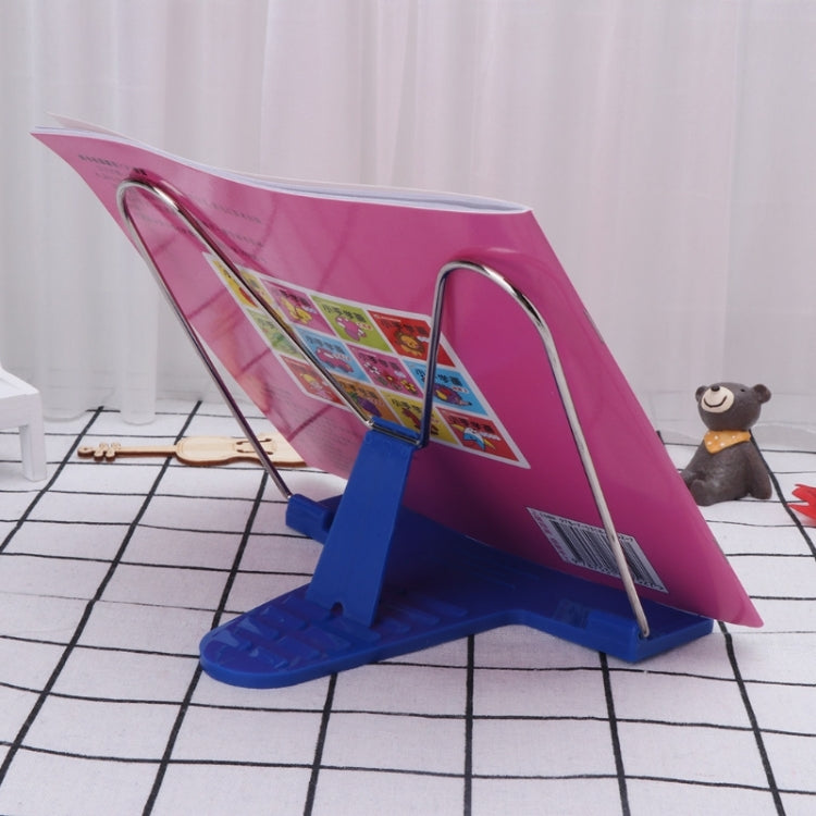 ที่วางหนังสือโลหะปรับมุมได้ Fordable Portable Document Book-Reading Holder