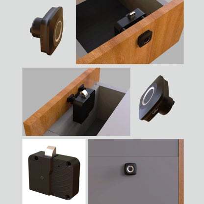 ล็อคลิ้นชักอัจฉริยะ ล็อคลายนิ้วมือ ล็อคกันขโมยในครัวเรือน, Smart Drawer Locker Fingerprint Lock