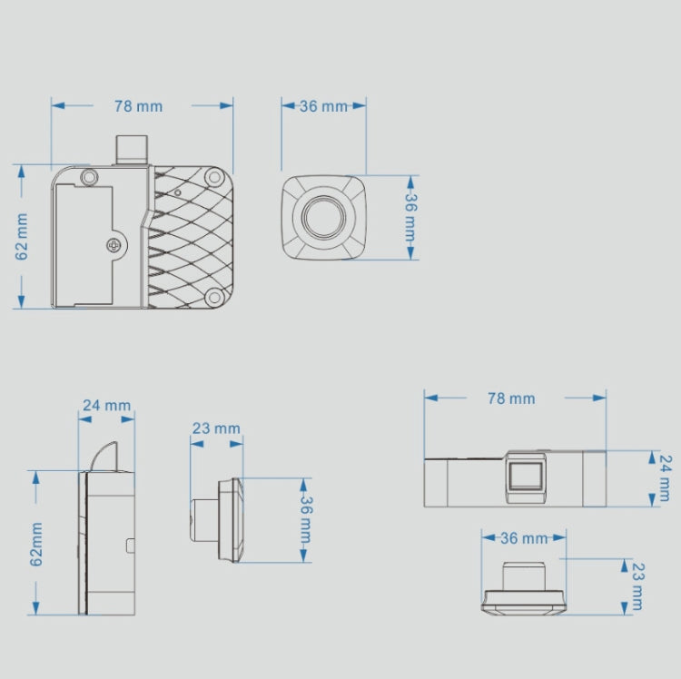 ล็อคลิ้นชักอัจฉริยะ ล็อคลายนิ้วมือ ล็อคกันขโมยในครัวเรือน, Smart Drawer Locker Fingerprint Lock